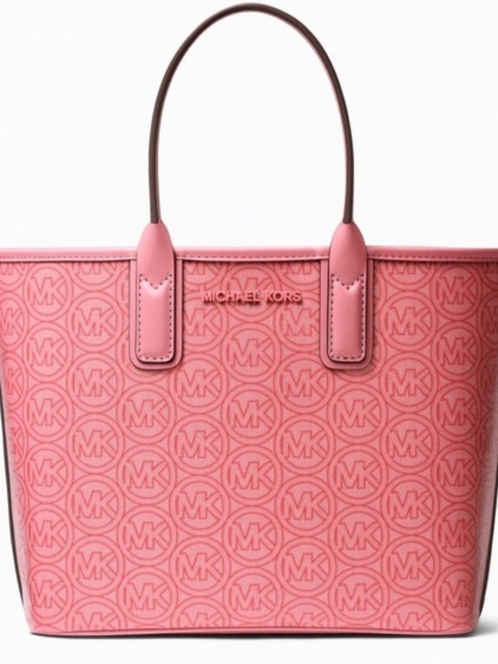 Michael Kors Pink MK Logo Tote